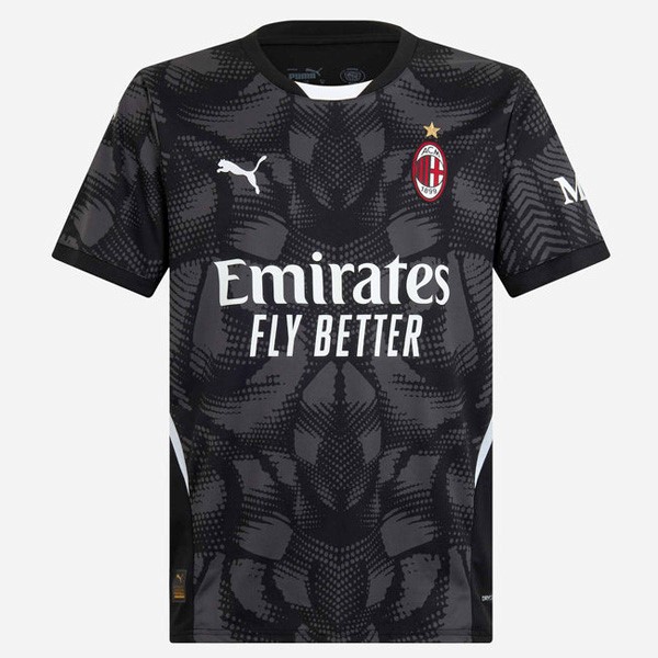 Thailandia Maglia AC Milan Portiere 2024-2025 Nero Grigio